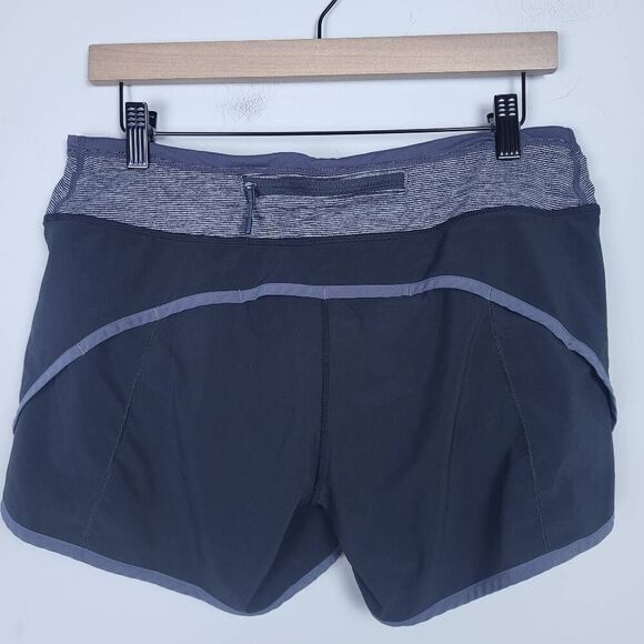 Lululemon Womens Speed Up Athletic Shorts Size 8 Black Pockets Lined Running Gym - Picture 2 of 5